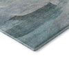 Dalyn Ravenna RN11 Teal Machine Washable Area Rug Corner Image