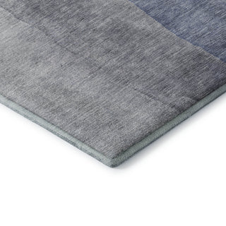 Dalyn Ravenna RN12 Blue Machine Washable Area Rug Corner Image