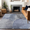 Dalyn Ravenna RN12 Blue Machine Washable Area Rug Lifestyle Image Feature