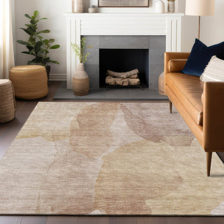 Dalyn Ravenna RN12 Coral Machine Washable Area Rug Lifestyle Image Feature