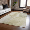 Dalyn Ravenna RN12 Putty Machine Washable Area Rug Lifestyle Image Feature