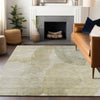 Dalyn Ravenna RN12 Putty Machine Washable Area Rug Lifestyle Image Feature