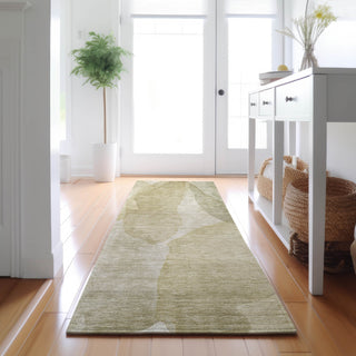 Dalyn Ravenna RN12 Putty Machine Washable Area Rug Runner Lifestyle Image Feature