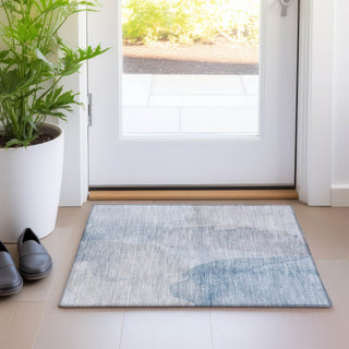 Dalyn Ravenna RN12 Sky Machine Washable Area Rug Scatter Lifestyle Image Feature