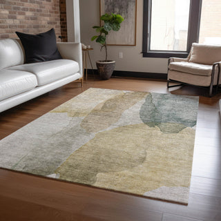 Dalyn Ravenna RN12 Wheat Machine Washable Area Rug Lifestyle Image Feature