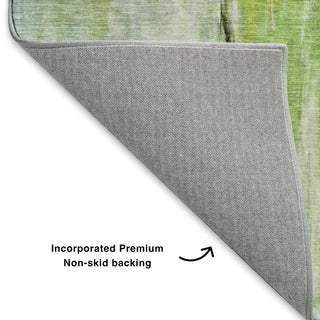 Dalyn Ravenna RN2 Aloe Machine Washable Area Rug Backing Image