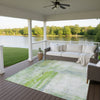 Dalyn Ravenna RN2 Aloe Machine Washable Area Rug Outdoor Lifestyle Image Feature
