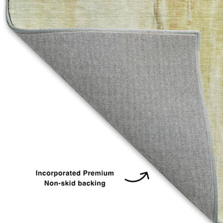 Dalyn Ravenna RN2 Linen Machine Washable Area Rug Backing Image