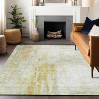 Dalyn Ravenna RN2 Linen Machine Washable Area Rug Lifestyle Image Feature