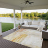 Dalyn Ravenna RN2 Paprika Machine Washable Area Rug Outdoor Lifestyle Image Feature