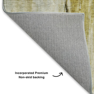 Dalyn Ravenna RN2 Taupe Machine Washable Area Rug Backing Image