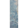 Dalyn Ravenna RN3 Blue Machine Washable Area Rug Runner Main Image