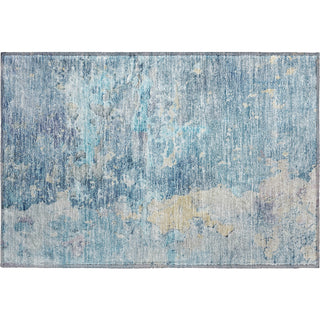 Dalyn Ravenna RN3 Blue Machine Washable Area Rug Scatter Main Image