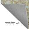 Dalyn Ravenna RN3 Brown Machine Washable Area Rug Backing Image