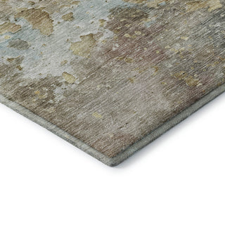 Dalyn Ravenna RN3 Brown Machine Washable Area Rug Corner Image