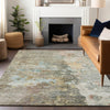 Dalyn Ravenna RN3 Brown Machine Washable Area Rug Lifestyle Image Feature