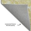 Dalyn Ravenna RN3 Gold Machine Washable Area Rug Backing Image