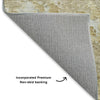 Dalyn Ravenna RN3 Khaki Machine Washable Area Rug Backing Image