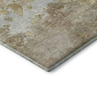 Dalyn Ravenna RN3 Khaki Machine Washable Area Rug Corner Image