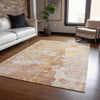 Dalyn Ravenna RN3 Salmon Machine Washable Area Rug Lifestyle Image Feature