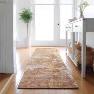 Dalyn Ravenna RN3 Salmon Machine Washable Area Rug Runner Lifestyle Image Feature