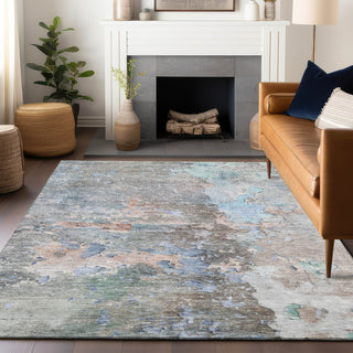 Dalyn Ravenna RN3 Taupe Machine Washable Area Rug Lifestyle Image Feature