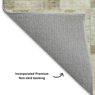 Dalyn Ravenna RN4 Beige Machine Washable Area Rug Backing Image