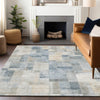 Dalyn Ravenna RN4 Denim Machine Washable Area Rug Lifestyle Image Feature
