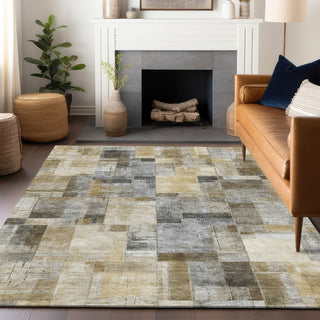 Dalyn Ravenna RN4 Granite Machine Washable Area Rug Lifestyle Image Feature
