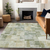 Dalyn Ravenna RN4 Sage Machine Washable Area Rug Lifestyle Image Feature