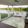 Dalyn Ravenna RN4 Sage Machine Washable Area Rug Outdoor Lifestyle Image Feature