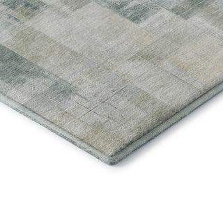 Dalyn Ravenna RN4 Seafoam Machine Washable Area Rug Corner Image