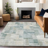Dalyn Ravenna RN4 Seafoam Machine Washable Area Rug Lifestyle Image Feature