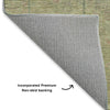 Dalyn Ravenna RN5 Aloe Machine Washable Area Rug Backing Image
