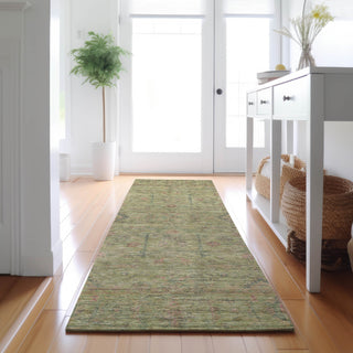 Dalyn Ravenna RN5 Aloe Machine Washable Area Rug Runner Lifestyle Image Feature