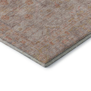 Dalyn Ravenna RN5 Coral Machine Washable Area Rug Corner Image