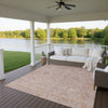 Dalyn Ravenna RN5 Coral Machine Washable Area Rug Outdoor Lifestyle Image Feature
