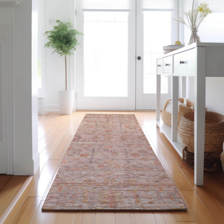 Dalyn Ravenna RN5 Coral Machine Washable Area Rug Runner Lifestyle Image Feature