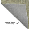 Dalyn Ravenna RN5 Khaki Machine Washable Area Rug Backing Image