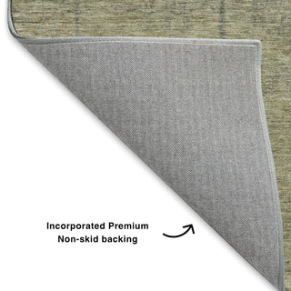 Dalyn Ravenna RN5 Khaki Machine Washable Area Rug Backing Image
