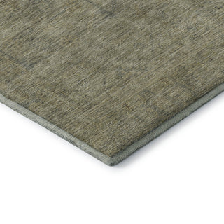 Dalyn Ravenna RN5 Khaki Machine Washable Area Rug Corner Image