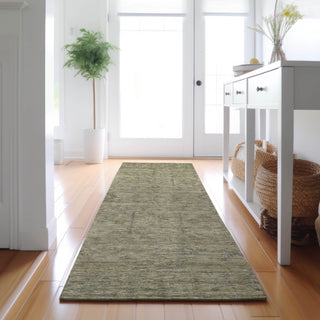 Dalyn Ravenna RN5 Khaki Machine Washable Area Rug Runner Lifestyle Image Feature