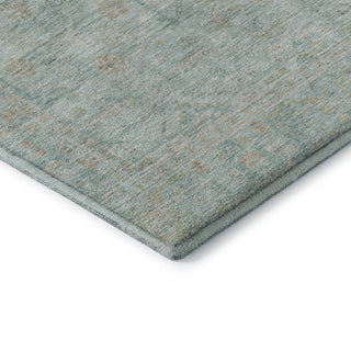 Dalyn Ravenna RN5 Sky Machine Washable Area Rug Corner Image