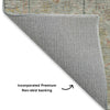 Dalyn Ravenna RN5 Taupe Machine Washable Area Rug Backing Image
