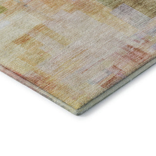 Dalyn Ravenna RN6 Coral Machine Washable Area Rug Corner Image