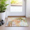 Dalyn Ravenna RN6 Coral Machine Washable Area Rug Scatter Lifestyle Image Feature
