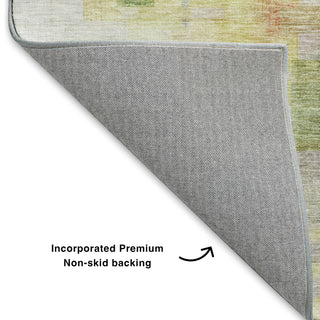 Dalyn Ravenna RN6 Green Machine Washable Area Rug Backing Image