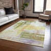 Dalyn Ravenna RN6 Green Machine Washable Area Rug Lifestyle Image Feature