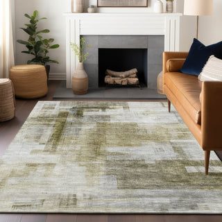 Dalyn Ravenna RN6 Taupe Machine Washable Area Rug Lifestyle Image Feature