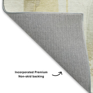Dalyn Ravenna RN7 Beige Machine Washable Area Rug Backing Image